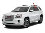 Driver Left Side Rear Door Window Door Glass Compatible with GMC Terrain 2010-2017 Models - Image 2