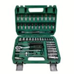 53pcs Auto Repair Kit Tools Machine Repair Quick Ratchet Wrench Kit