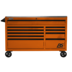 Homak | 54" RS Pro 10 Drawer Rolling Cabinet with Stainless Steel Top - Image 4