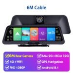 2022 HUD Navigation 10' DashCam 4G WIFI GPS Tracking System ADAS Car DVR Mirror - Image 9