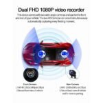 2022 HUD Navigation 10' DashCam 4G WIFI GPS Tracking System ADAS Car DVR Mirror - Image 3