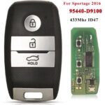 Fit KIA  Sportage 3BTN 433mhz 95440-D9100 ID47 Complete Transponder Remote Key