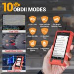 CRE200 OBD2 Car Diagnostic Tool OBD Engine ABS SRS Airbag Read Clear Error Code - Image 7