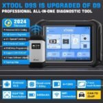 XTOOL D9 D9S Full System Car Diagnostic Tool Bi-Directional Control ECU Coding 4 - Image 2