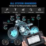 MT510 Motorcycle Scanner for BWM/DUCATI/HARLEY ECU Reset ABS Bleeding Moto Scan