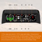 4 in 1 GPS HUD TPMS Tire Monitor Inclinometer Gague Speedometer Compass - Image 4