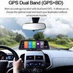 2022 HUD Navigation 10' DashCam 4G WIFI GPS Tracking System ADAS Car DVR Mirror - Image 6