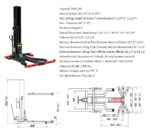 Katool 7,000lb Single Post Lift SKU KT-SPL 700 - Image 7