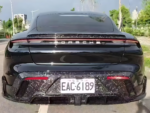 Porsche Taycan 4S (All Years) M-Style Carbon Fiber Rear Diffuser — Aggressive Luxury Upgrade - Image 6
