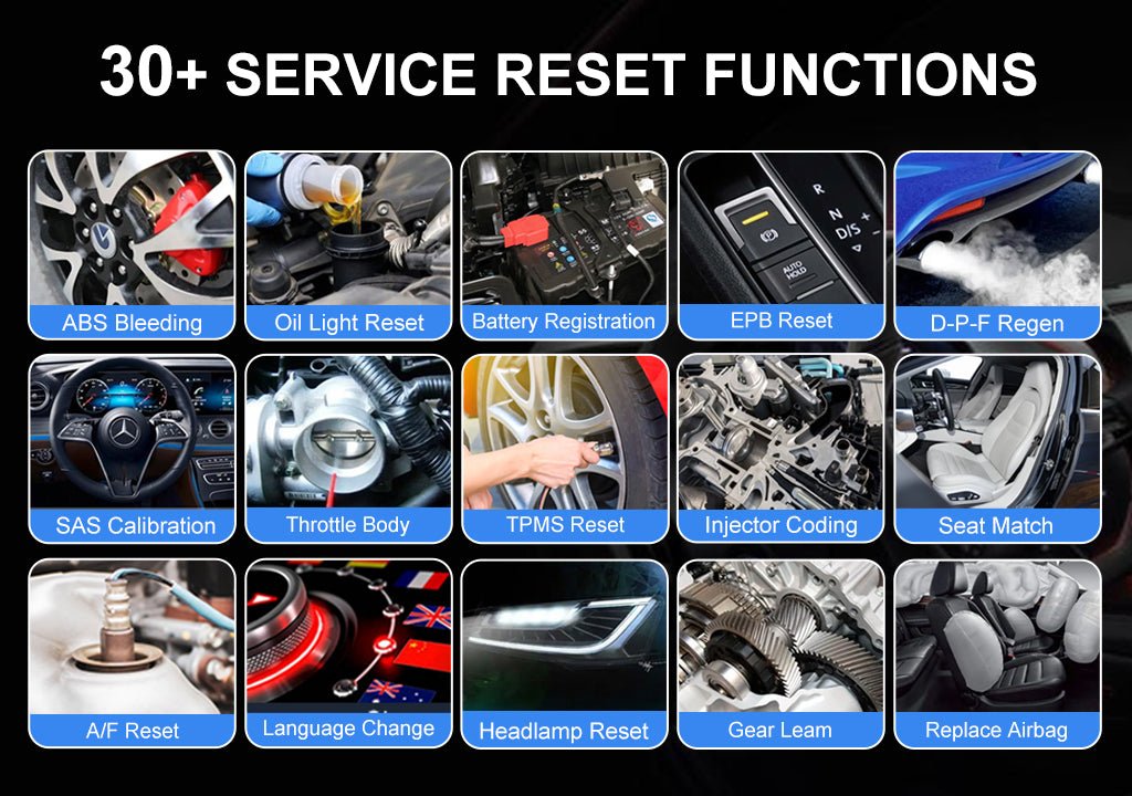 Foxwell NT710 Reset Functions