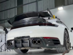 Porsche 911 992 Carbon Fiber Bras-Style Body Kit | Front & Rear Bumpers, Diffuser, Spoiler Upgrade (2020+) - Image 5