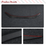 Lexus RC F Carbon Fiber Rear Spoiler (2015–2018) – Gloss Twill Weave Trunk Wing - Image 5