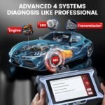 ANCEL DS100 OBD2 Scanner ABS SRS Engine TCM Code Reader with 7 Reset Services - Image 9