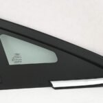OE Chrome Moulding Style Passenger Right Side Front Vent Window Vent Glass Compatible with Ford Fiesta 2011-2019 Models