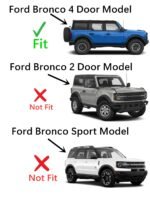OEM Tempered Passenger Right Side Front Door Window Door Glass Compatible with Ford Bronco 2021-2023 4 Door Models - Image 3