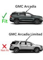 Passenger Right Side Rear Door Window Door Glass Compatible with GMC Acadia 2017-2023 Models (not for Acadia Limited Model) - Image 3