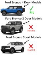 OEM Tempered Driver Left Side Front Door Window Door Glass Compatible with Ford Bronco 2021-2023 4 Door Models - Image 3