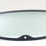 With Wiper Hole Style Heated Back Window Back Glass Compatible with Hyundai Accent 2 Door Hatchback 2007-2011 Models