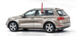 Driver Left Side Rear Door Window Door Glass Compatible with Volkswagen Touareg 2004-2010 Models - Image 2