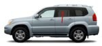 Driver Left Side Rear Door Window Door Glass Compatible with Lexus GX470 2003-2010 Models - Image 2