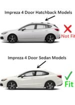 Back Window Heated Glass Compatible with Subaru Impreza 4 Door Sedan 2017-2022 Models - Image 3