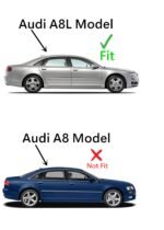 Laminated Passenger Right Side Rear Door Window Door Glass Compatible with Audi A8L 2004-2010 Models (Only For A8L Long Wheel Base) - Image 3