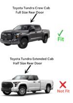 Power Drop Down Style Heated Back Window Back Glass Compatible with 2022-2023 Toyota Tundra Pickup 4 Door Crew Cab Models - Image 3