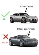 Passenger Right Side Door Window Door Glass Compatible with Pontiac Solstice 2 Door Coupe 2009-2010 Models (Not Fit 2 Door Convertible Models) - Image 3