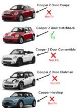Heated Back Window Back Glass with 2 Connector Leads Compatible with Mini Cooper 2 Door Hatchback 2010-2015 Models - Image 3