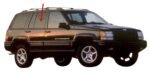 Passenger Right Side Rear Door Window Door Glass Compatible with Jeep Grand Cherokee 1995-1998 Models - Image 2