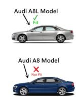 Laminated Driver Left Side Rear Door Window Door Glass Compatible with Audi A8L 2004-2010 Models (Only For A8L Long Wheel Base) - Image 3