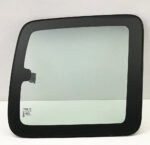 Movable Passenger Right Side Rear Quarter Window Quarter Glass With Frame & Latch Compatible with Chevrolet Silverado Pickup 2 Door Extended Cab 1999-2006 Models