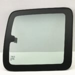 Movable Passenger Right Side Rear Quarter Window Quarter Glass With Frame & Latch Compatible with Chevrolet Silverado Pickup 2 Door Extended Cab 1999-2006 Models