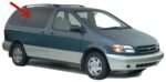 Passenger Right Side Rear Sliding Cargo Door Window Door Glass Compatible with Toyota Sienna 1998-2003 Models - Image 2