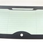 Heated Back Window Back Glass with 2 Connector Leads Compatible with Mini Cooper 2 Door Hatchback 2010-2015 Models