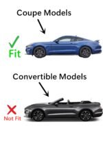 Driver Left Side Quarter Window Quarter Glass Compatible with Ford Mustang 2 Door Coupe 2015-2023 Models - Image 4