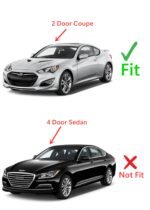 Rear Back Window Back Glass Compatible with Hyundai Genesis Coupe 2 Door Coupe 2010-2016 Models - Image 3