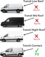 Laminated Driver Left Side Front Door Window Door Glass Compatible with Ford Transit Connect 2019-2022 Models - Image 3