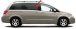 Stationary Passenger Right Side Rear Sliding Cargo Door Window Door Glass Compatible with Nissan Quest 2004-2010 Models - Image 2