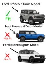 OEM Tempered Passenger Right Side Quarter Window Quarter Glass Compatible with Ford Bronco 2021-2023 2 Door Models - Image 4