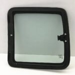 Movable Passenger Right Side Rear Quarter Window Quarter Glass With Frame & Latch Compatible with Chevrolet Silverado Pickup 2 Door Extended Cab 1999-2006 Models - Image 2