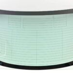 Heated Back Window Back Glass Compatible with Mazda 3 4 Door Sedan 2010-2013 Models