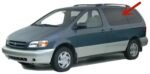 Driver Left Side Rear Sliding Cargo Door Window Door Glass Compatible with Toyota Sienna 1998-2003 Models - Image 2