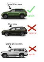OE Black Moulding Privacy Driver Left Side Quarter Window Quarter Glass Compatible with Jeep Grand Cherokee 2016-2021 Models (Not For Cherokee or Grand Cherokee L) - Image 3