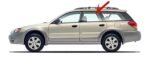 Driver Left Side Rear Door Window Door Glass Compatible with Subaru Legacy/Subaru Outback 4 Door Wagon 2005-2009 Models - Image 2
