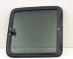 Privacy Movable Driver Left Side Rear Quarter Window Quarter Glass With Frame & Latch Compatible with GMC Sierra Pickup 2 Door Extended Cab 1999-2006 Models - Image 2