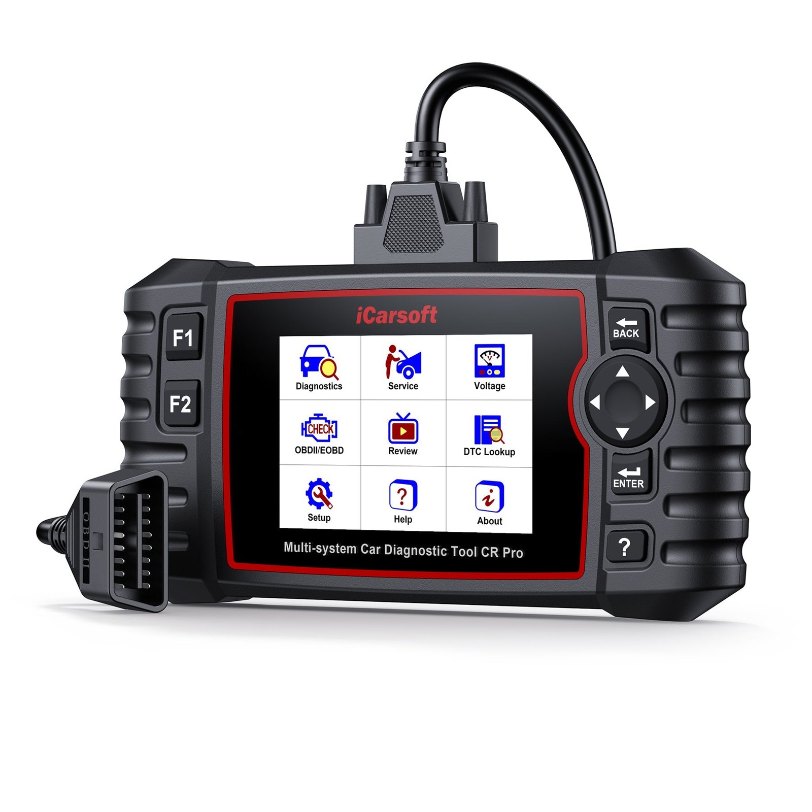 685d403627bfa iCarsoft CR Pro Enhanced All-System Diagnostic OBD2 Scanner 58 Brands CAN-FD - Image 1