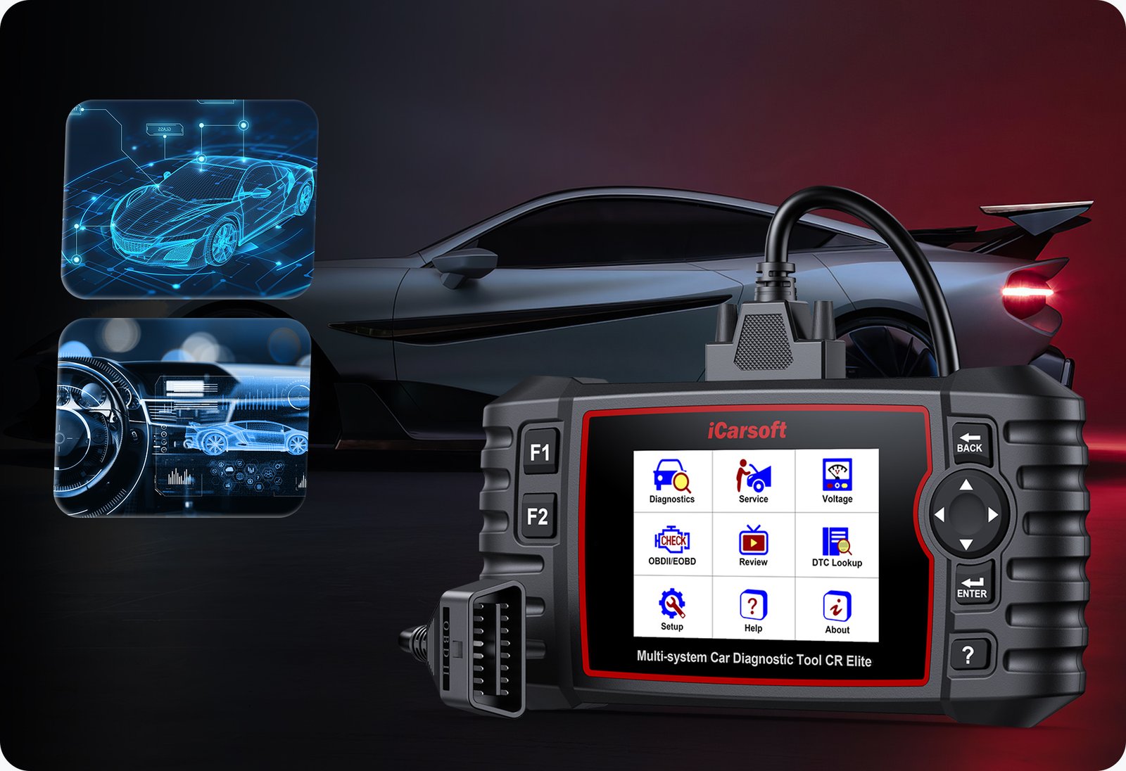 iCarsoft CR Elite Full OBD2 Modes