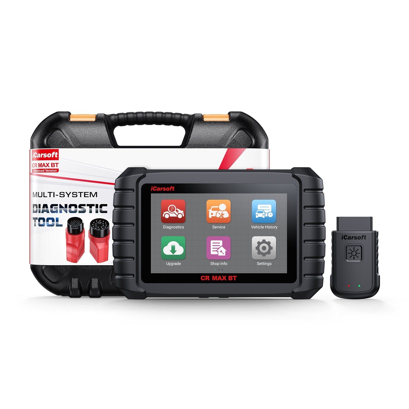 6878d3ec69367 iCarsoft CR MAX BT Wireless Multi-Brand Full System Scanner 40 Functions Resets - Image 1