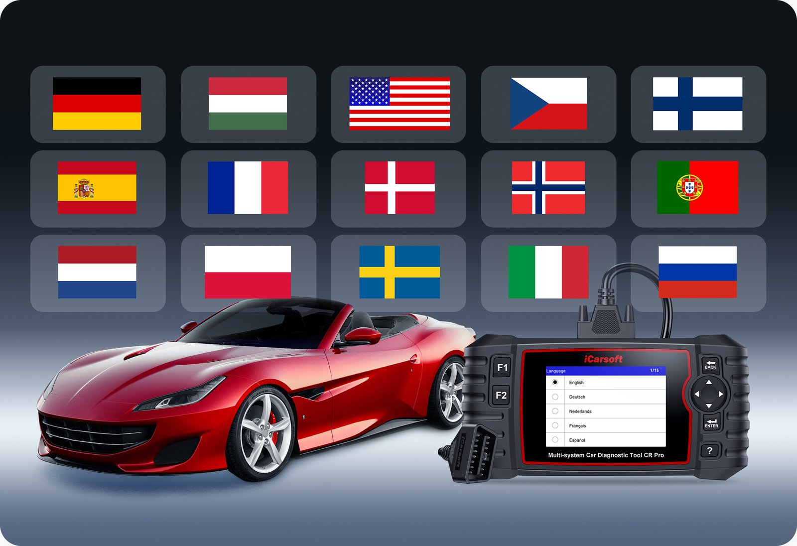 CR Pro Enhanced software and hardware screen image